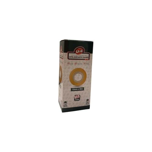 U-4 12MM*30M KIRTASİYE BANDI U4-1108 *12