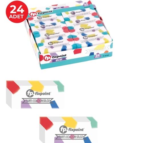 FİXPOİNT PARTİ-COLOUR SİLGİ P-0744 *24