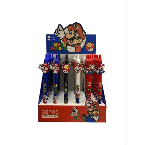 ALPER SUPER MARIO FİGÜRLÜ KALEM MP-31102 *36