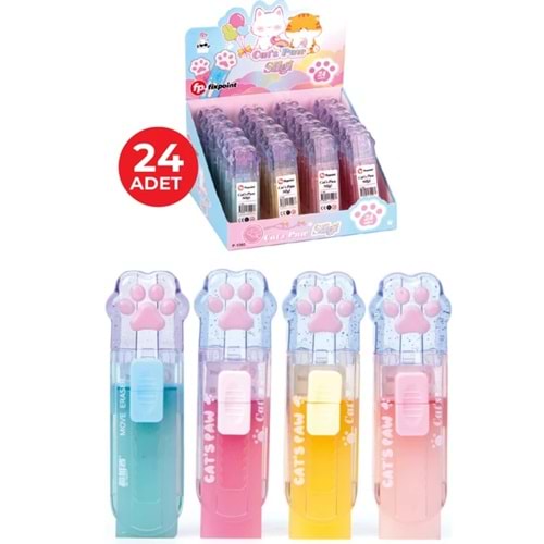FİXPOİNT CATS PAW SÜRGÜLÜ SİLGİ P-1093*24