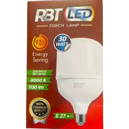 RBT LED TOURCH AMPUL 30 WATT 4966 RBT-101300 *100