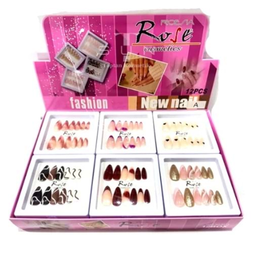 ROSE DESENLİ TIRNAK RT15 *12