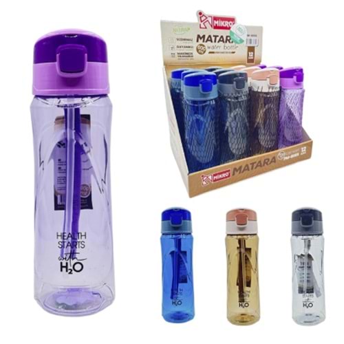 MİKRO MATARA 600 ML PM-6055 *12