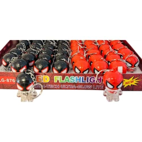 OLG SPIDERMAN IŞIKLI ANAHTARLIK OLG-876 *48