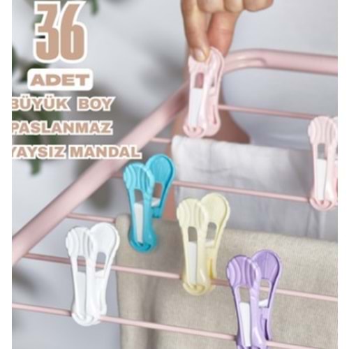 PAMİR YAYSIZ MANDAL 36LI PMR-023