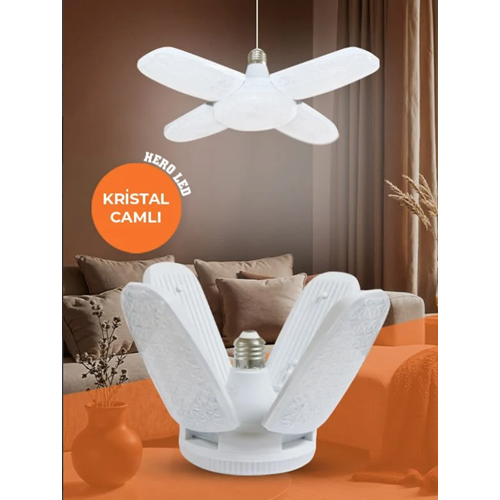 VOLEMİ 4+1 KRİSTAL PERVANE AMPUL VM-65 *50