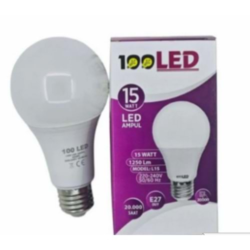 100 LED 15 WATT LED AMPUL 0011 0035 *10