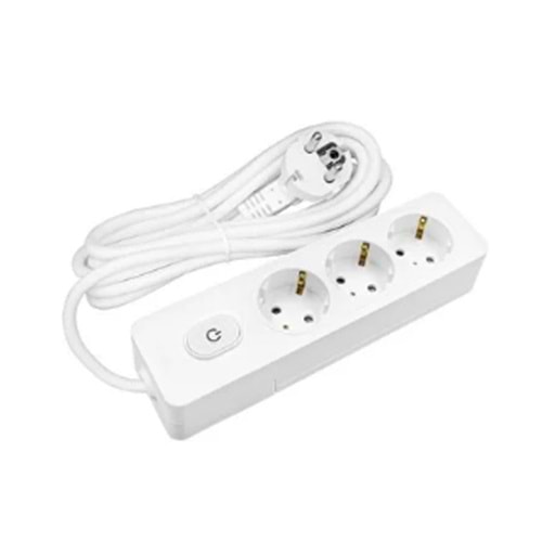 SELDUR 3 LÜ ANAHTARLI PRİZ 2MT G3TA21B 9390