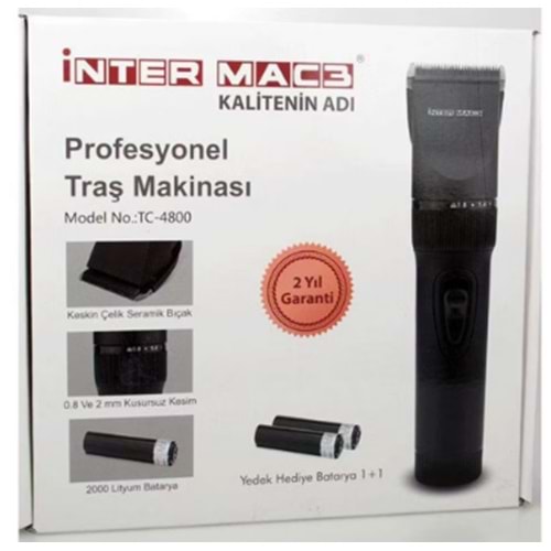 İNTER MAC3 TRAŞ MAK. TC-4800 *30