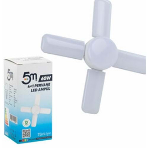 5M 4+1 PERVANE AMPUL 60W 0448