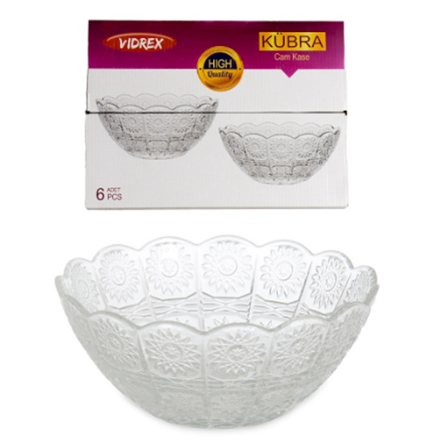 VIDREX KÜBRA CAM KASE 6LI BH-4B 5687 *12