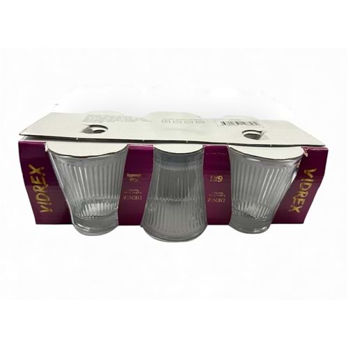 VIDREX DENİZ KAHVE YANI BARDAK CF5-T 7582 *12