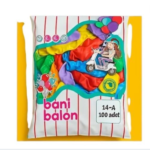 BANİ 14A BALON 100LÜ *40