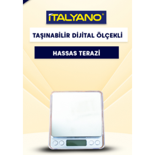 İTALYANO DİJİTAL HASSAS TERAZİ KA-853 *50