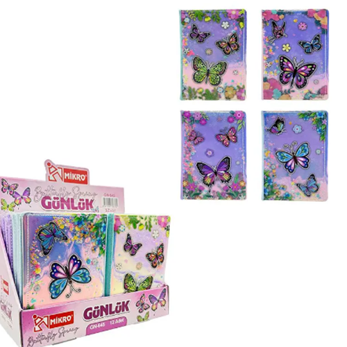 MİKRO KELEBEK GÜNLÜK GN-645 *12