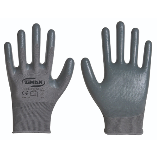 ZİMAK GRİ DÜZ ELDİVEN EL-101 *12