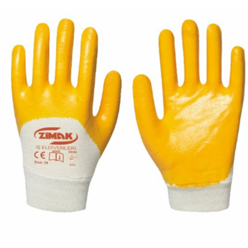 ZİMAK NİTRİL KAPLAMALI ELDİVEN EL118 *12
