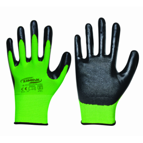 ZİMAK SİYAH YEŞİL ELDİVEN PU EL-119 *12