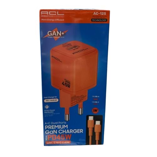 ACL C+C 45W ŞARJ ALETİ AC-125 *10
