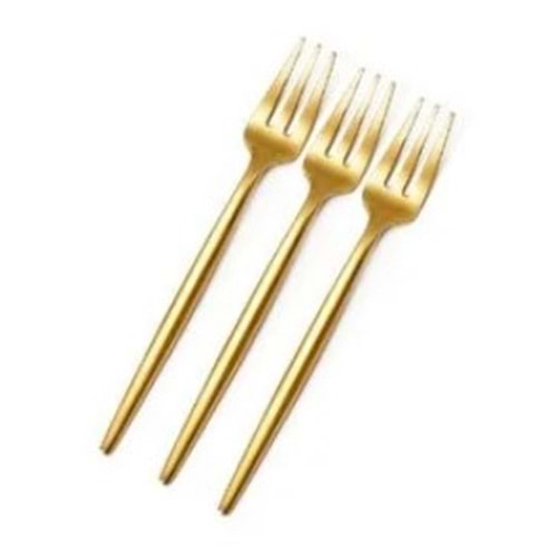 ERKAYA GOLD YEMEK ÇATALI 6LI ERK-8037 *100