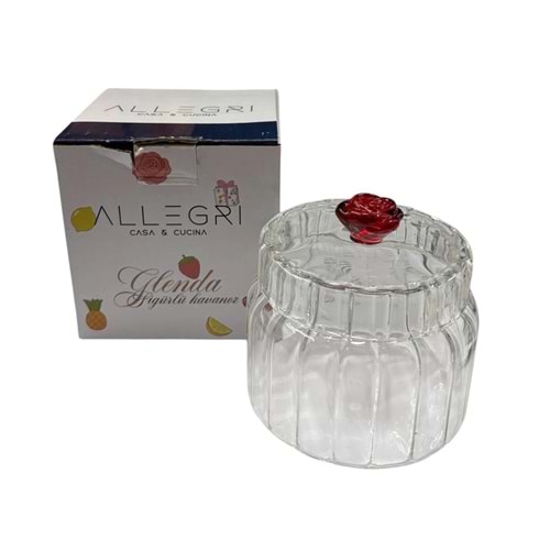 ALLEGRİ KULPLU CAM KASE ALG-11878 *120