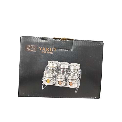 YKT STANDLI METAL TUZLUK 6LI 13577 *12