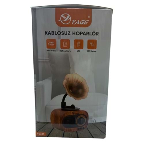 YAGE KABLOSUZ HOPARLÖR YG-05 *40
