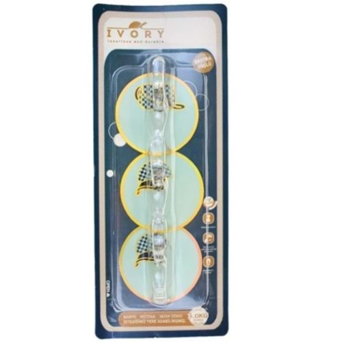 IVORY YAPIŞKANLI ASKI 3LÜ ASK163 *360