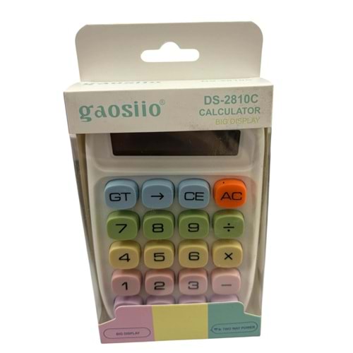 GAOSİİO HESAP MAK. DS-2810C 8109 *120