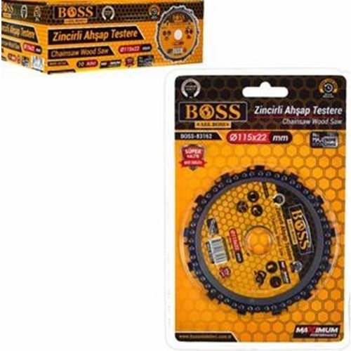 BOSS ZİNCİRLİ AHŞAP TESTERE BOSS-83162 *100