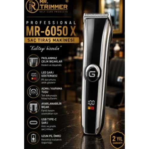 MR.TRIMMER TRAŞ MAKİNESİ MR-6050X *40