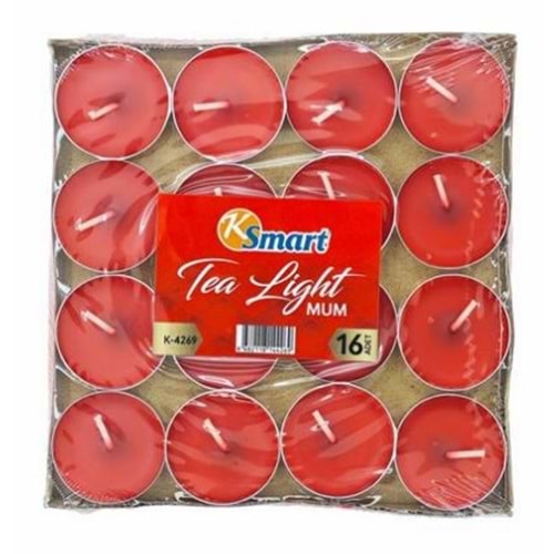 KSMART TEALİGHT MUM K-4269 16LI