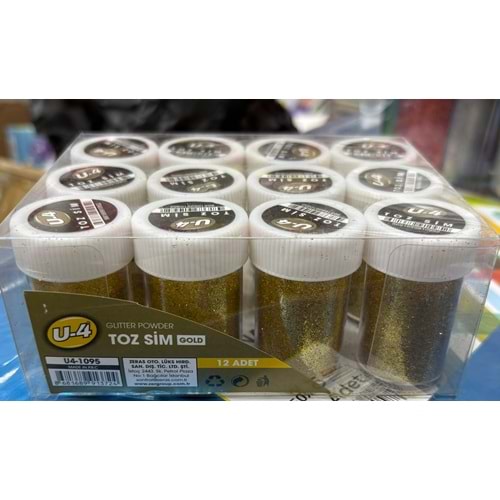 U-4 TOZ SİM GOLD U4-1095 *12