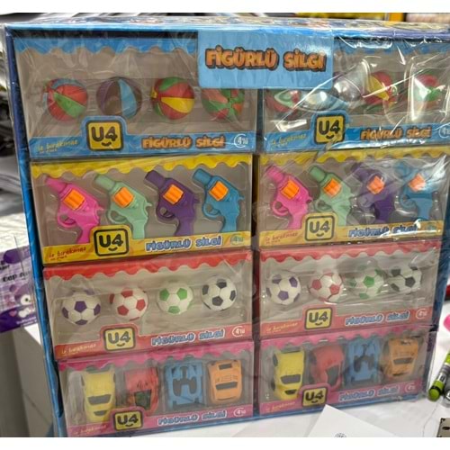 U-4 SİLGİ TOYS 4LÜ U4-7740 *24 *192