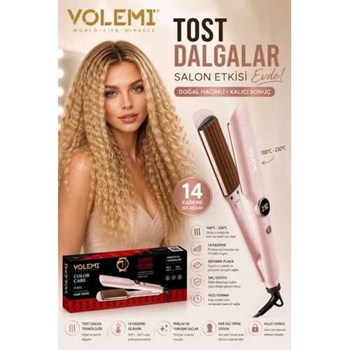VOLEMİ SAÇ DÜZLEŞTİRİCİ V-073 0738