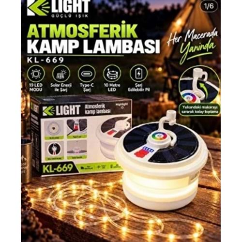KLIGHT ATMOSFERİK KAMP LAMBASI KL-669 *24 *48