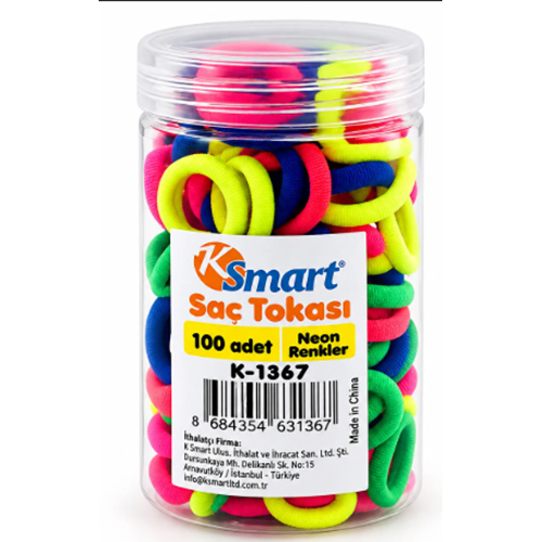 KSMART RENKLİ SAÇ TOKASI K-1367 *12