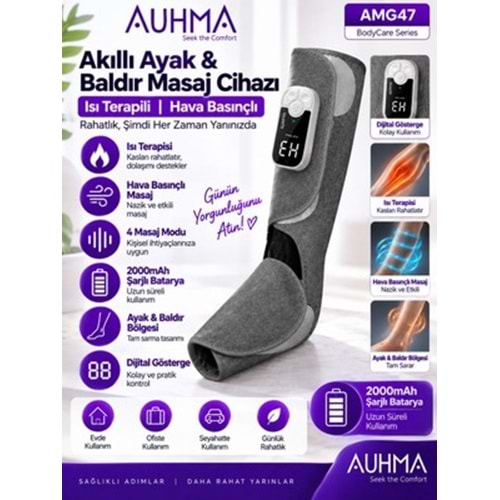 AUHMA AMG47 AKILLI AYAK & BALDIR MASAJ ALETİ