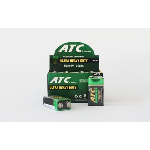 ATC 9 VOLT PİL 30*10 0668