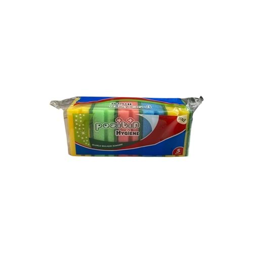 POZİTİF OLUKLU 5 Lİ SÜNGER KOD: 804 *36