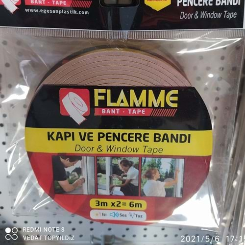 FLAMME KAPI VE PENCERE BANDI 3 M 3470