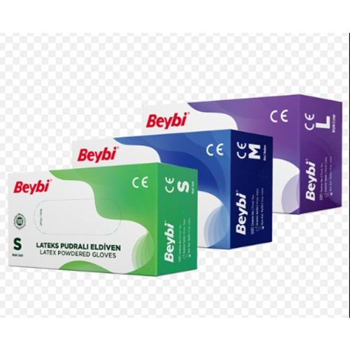 BEYBİ LATEKS PUDRALI ELDİVEN 100LÜ S-M-L *20