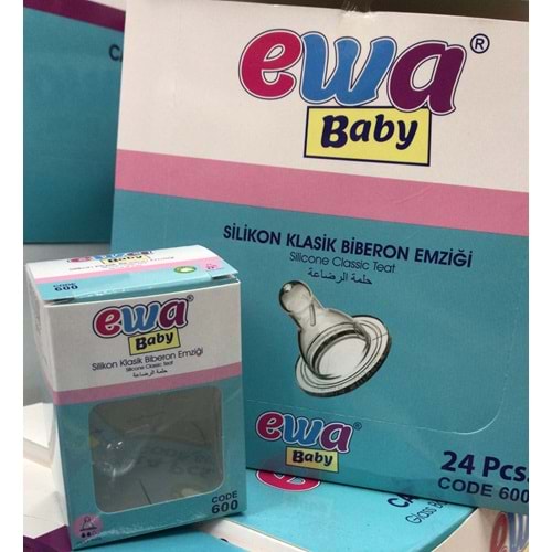 EWA SİLİKON BİBERON BAŞLIĞI KOD:600 *24