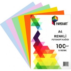 PAPER ART 100 LÜ RENKLİ FOTOKOPİ KAĞIDI 0066