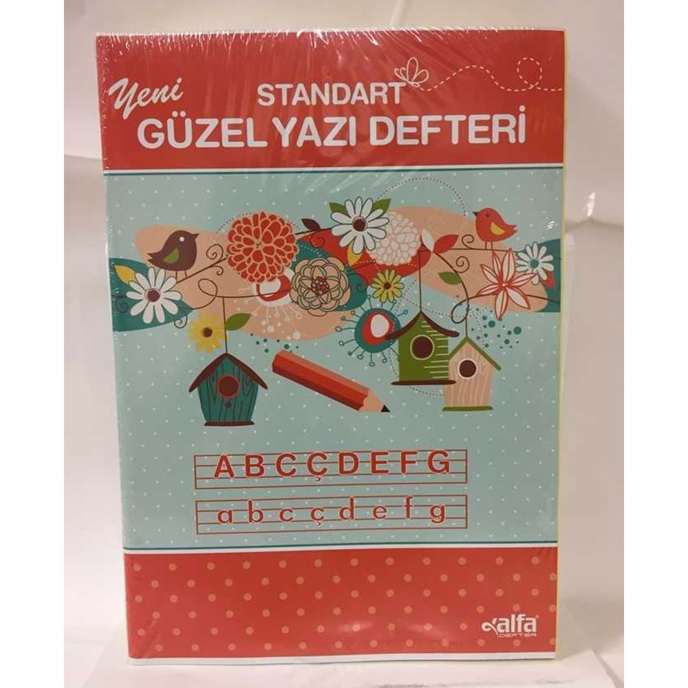 A-4 PP GÜZEL YAZI DEFTERİ 40 YP *12 *10
