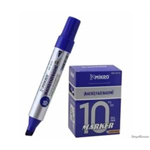 MİKRO MR-6010 KALICI YAZI KALEMİ 15 GR MAVİ 0108 *12*