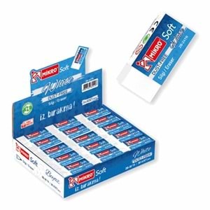 MİKRO 2B-24TR BEYAZ SOFT SİLGİ 4977 *24