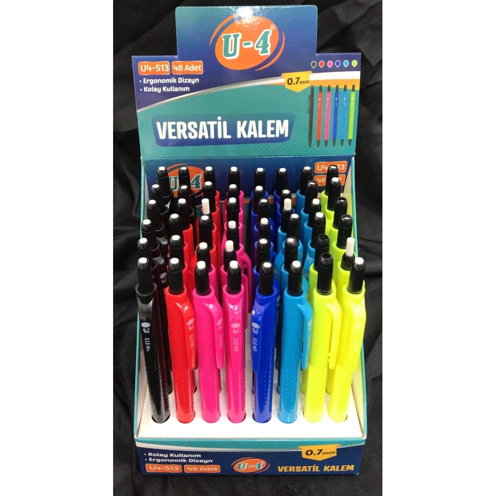 U4 VERSATİL KALEM 0,7 MM U4-513 *48