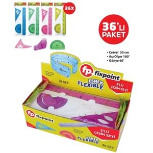FİXPOİNT ESNEK ÇİZİM SETİ 3 LÜ P-2524 *36