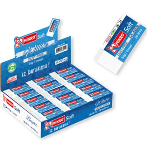 MİKRO 2B-30TR BEYAZ SOFT SİLGİ 4915 *30